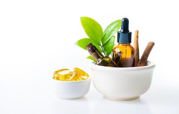 Premium Photo _ Herb oil from natural for aromatherapy, alternative medicine for health and wellness Premium Photo _ Herb oil from natural for aromatherapy, alternative medicine for health and wellness